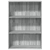 Bookcase Grey Sonoma 80x30x114 cm Engineered Wood 857936
