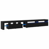 TV Cabinets 3 pcs Black oak 290 x 36.5 x 40 cm Engineered wood 3332513