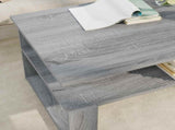 Coffee Table Grey Sonoma 90 x 50 x 40 cm Engineered Wood 8000217
