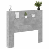 Headboard Concrete Grey Engineered Wood 3418659