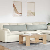 Sofa Pillows 2 pcs Light Grey 145 x 40 cm Corduroy Fabric 42013842