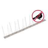 4-row Stainless Steel Bird & Pigeon Spikes Set of 20 10 m 149131