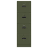File Cabinet with Drawer 2 pcs Olive Green 44 x 50 x 139 cm 3406158