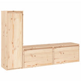 TV Cabinets 3 pcs Solid Wood Pine 3100119