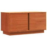 TV Cabinet Wax Brown 80 x 35 x 40.5 cm Solid Pine Wood 867157