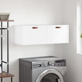 Wall Cabinet White 100x36.5x35 cm Engineered Wood 830108