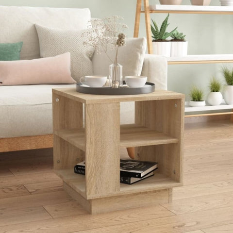 Coffee Table Sonoma Oak 40x40x43 cm Engineered Wood 810301