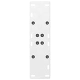 Dining Table Legs A-Shaped 2 pcs White 60x cm Steel 4012849