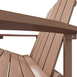 Garden Chair Brown HDPE Standard 318647