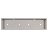 Raised Garden Planter Silver 100 x 26 x 82 cm Stainless steel 865880