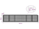 Gabion with 5 mm Wire and 5x2.5 cm Mesh 600x100x150 cm 3463902