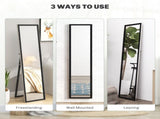 Glitter Frame Full-Length Mirror - Black T3398P344392