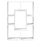 Bookcase White 63x20x90 cm Engineered Wood 858138