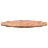Table Top 80x2.5 cm Round Solid Wood Beech 355939