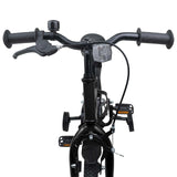Kids Bike 14 Inches for 3-5 Years Old Black 42009468
