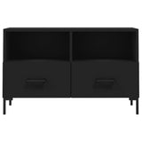TV Cabinet Black 80x36x50 cm Engineered Wood 828973