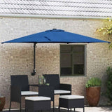 Garden Parasol 248.5 x 247.5 x 160 cm Polyester and Steel 42003258