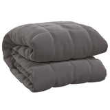 Weighted Blanket Grey 137x200 cm Single 6 kg Fabric 3154832