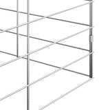 Chicken Cage 2 pcs Silver 600 x 100 x 210 cm Galvanised Steel 3394430