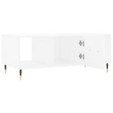 Coffee Table White 102x50x40 cm Engineered Wood 829276