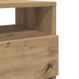 ZNTS Bedside Cabinet with 2 Drawers Artisan Oak 40x33x60 cm 858576