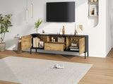 170*35*50cm TV cabinet,TV board, TV console with 2 cabinets and 1 drawer, TV table, TV stand, living N605P417178N