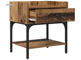 Bedside Table 2 pcs Old Wood 40 x 29 x 60 cm Engineered Wood 881827
