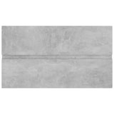 Sink Cabinet with Built-in Basin Concrete Grey Engineered Wood 3071553