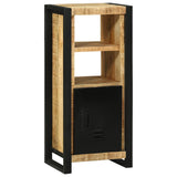 Bathroom Furniture Set with Shelf 3 pcs Brown Solid Mango Wood 3305622