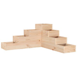 Garden Planter 4-Tier 80.5x79x36 cm Solid Wood Pine 825317