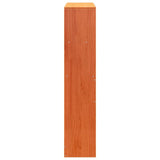 Headboard with Storage Wax Brown 75 cm Solid Wood Pine 855677