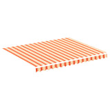 Awning Replacement Fabric Yellow and Orange 3x2.5 m Polyester 312015