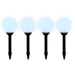 Outdoor Pathway Lamps 8 pcs LED 15 cm with Ground Spike 277114
