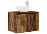 Bathroom Cabinet Set 3 pcs Old Wood 49.5 x 41 x 64.5 cm 3405635