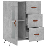 Sideboard Concrete Grey 69.5x34x90 cm Engineered Wood 828016