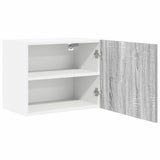 Hanging Cabinet 2 pcs Grey Sonoma and White 50 x 31 x 40 cm 884157