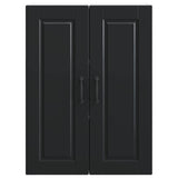 Wall Cabinet PORTO Black 60 x 31 x 80 cm Engineered Wood 885396