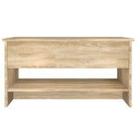 Coffee Table Sonoma Oak 80x50x40 cm Engineered Wood 809659
