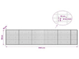 Gabion with 3.5 mm Wire and 5x10 cm Mesh 550x30x150 cm 3462749