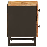 Bedside Cabinet 2 pcs Brown 40 x 33 x 46 cm Solid Mango Wood 4018295