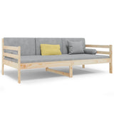 Day Bed without Mattress 90x190cm Solid Wood Pine 814639