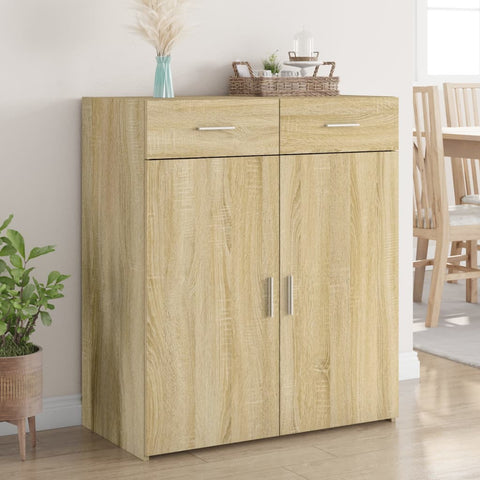 ZNTS Sideboard Sonoma Oak 80x42.5x93 cm Engineered Wood 3281471