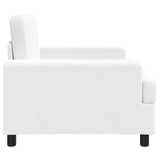 Armchair White Fabric 42043464