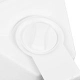 ZNTS Wall-mounted Stereo Speakers 2 pcs White Indoor Outdoor 80 W 70161