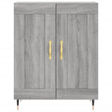 Sideboard Grey Sonoma 69.5x34x90 cm Engineered Wood 830178