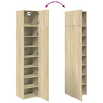 Slim Storage Cabinet Sonoma Oak 45x42.5x225 cm Engineered Wood 3281289