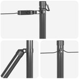 Fence Post Other 26 pcs Silver 3.2 x 3.2 x 50 cm Steel 3350235