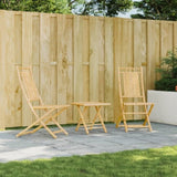 Folding Garden Chairs 2 pcs 46x66x99 cm Bamboo 368037
