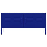 TV Cabinet Navy Blue 105x35x50 cm Steel 336226