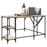 Desk Sonoma Oak 139x139x75 cm Engineered Wood 837588